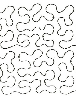 Crazy Puzzle - 2 rows of 5.5