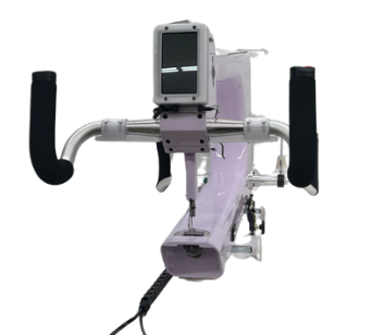 purple Nolting Elara longarm quilting machine