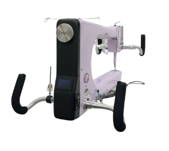 purple Nolting Elara longarm quilting machine