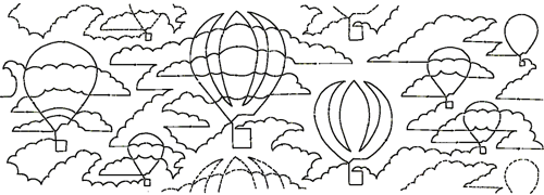 Hot Air Balloons 11"