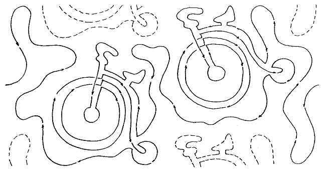 Vintage Bicycle Interlocking