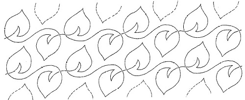 Blowing Leaves (Interlocking) – Nolting Longarm Quilting Machines